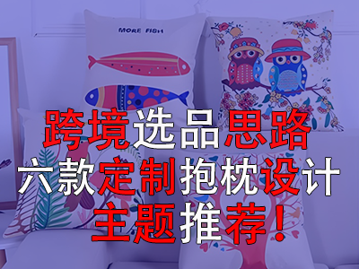 跨境選品思路，六款定制抱枕設(shè)計主題推薦！