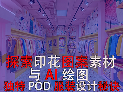 探索印花圖案素材與AI繪圖：打造獨特POD服裝設計的秘訣