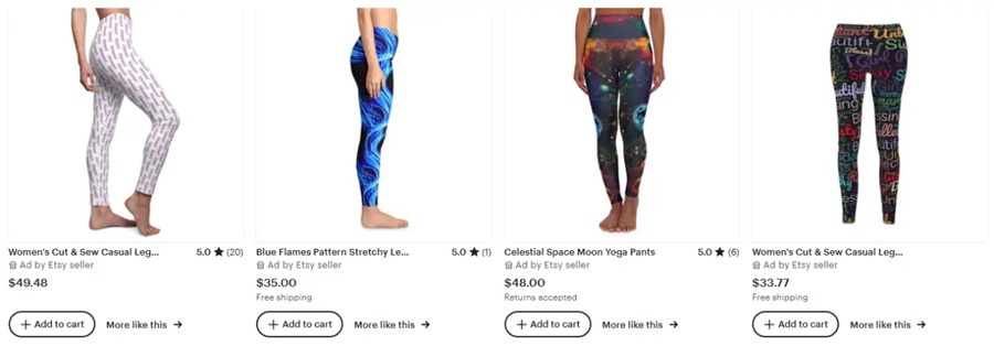 跨境電商款式推薦女裝運動休閑風格的緊身褲