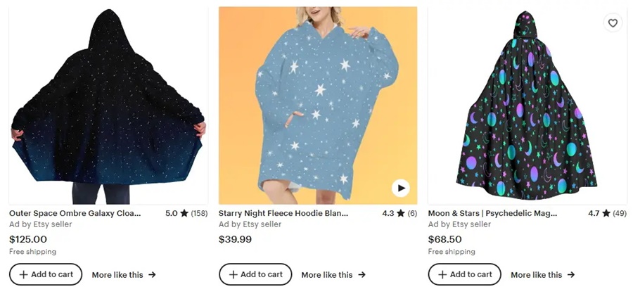 定制斗篷之星空設(shè)計(jì)