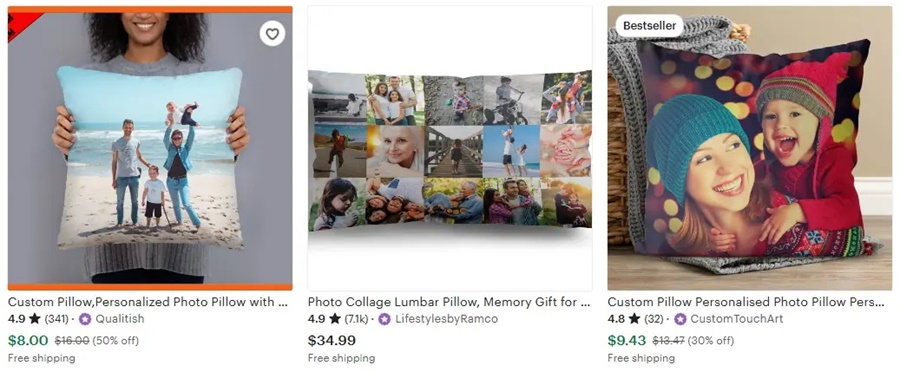 熱門(mén)定制抱枕的設(shè)計(jì)主題之家庭照片枕頭