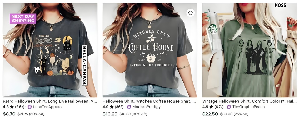 跨境電商pod服裝t恤定制商品